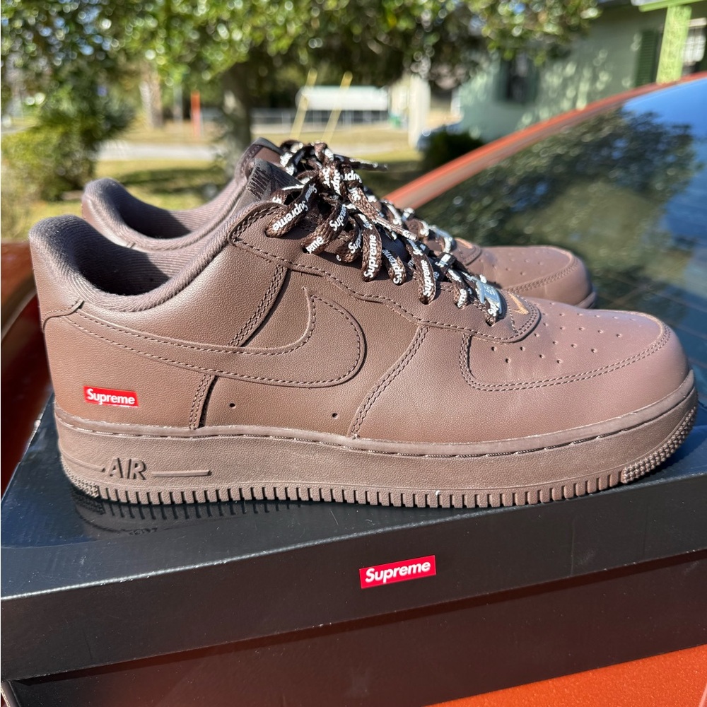 Supreme Air Force 1 Brown